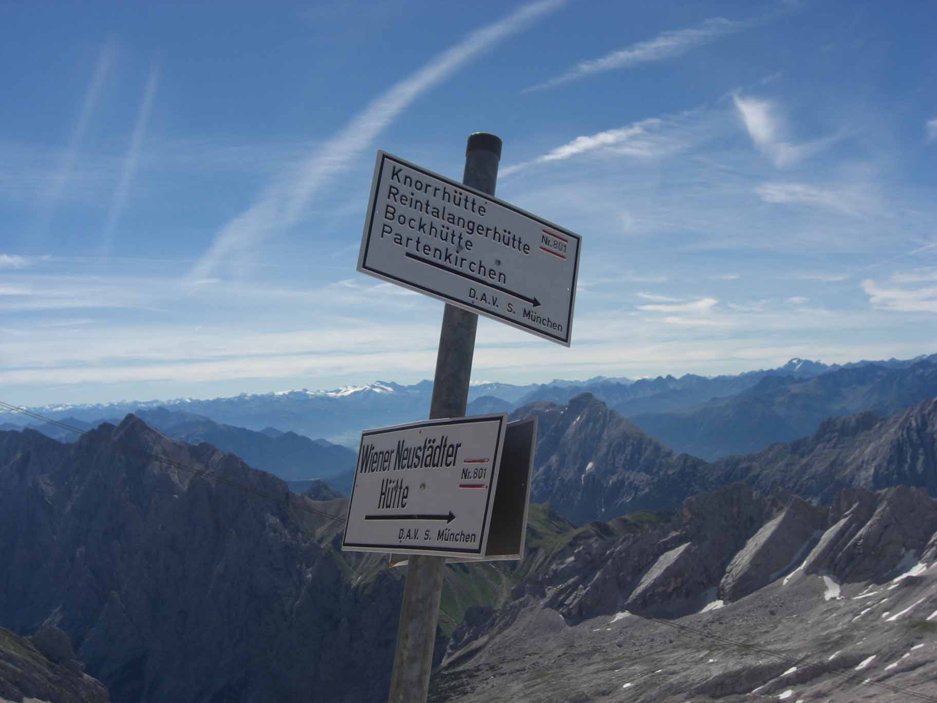 Klettertour Zugspitze 08.2008